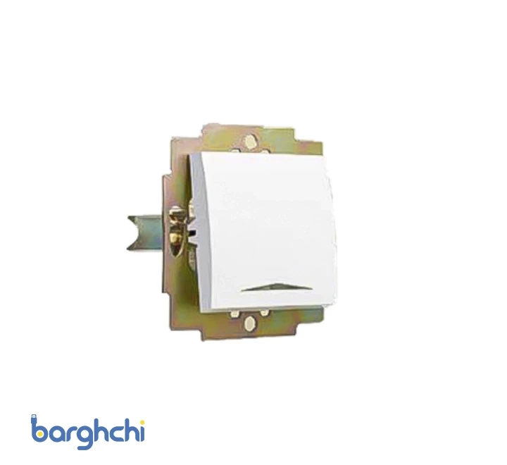 مکانیزم کلید تک پل آذین  پارت الکتریک مدل 4011