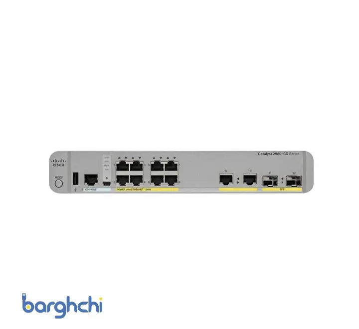 سوئیچ سیسکو مدل WS-C2960CX-8PC-L