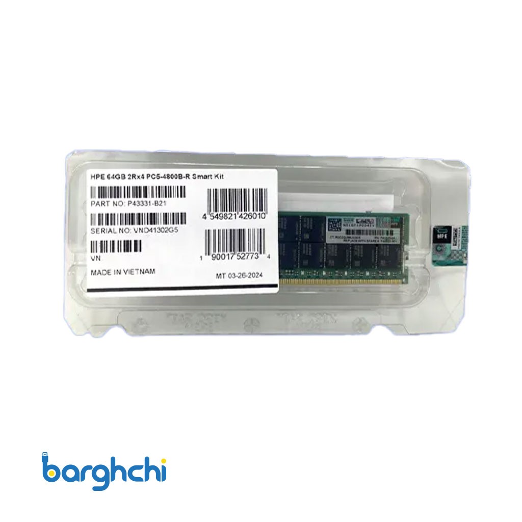 رم سرور HPE 96GB Dual Rank x4 DDR5‑4800