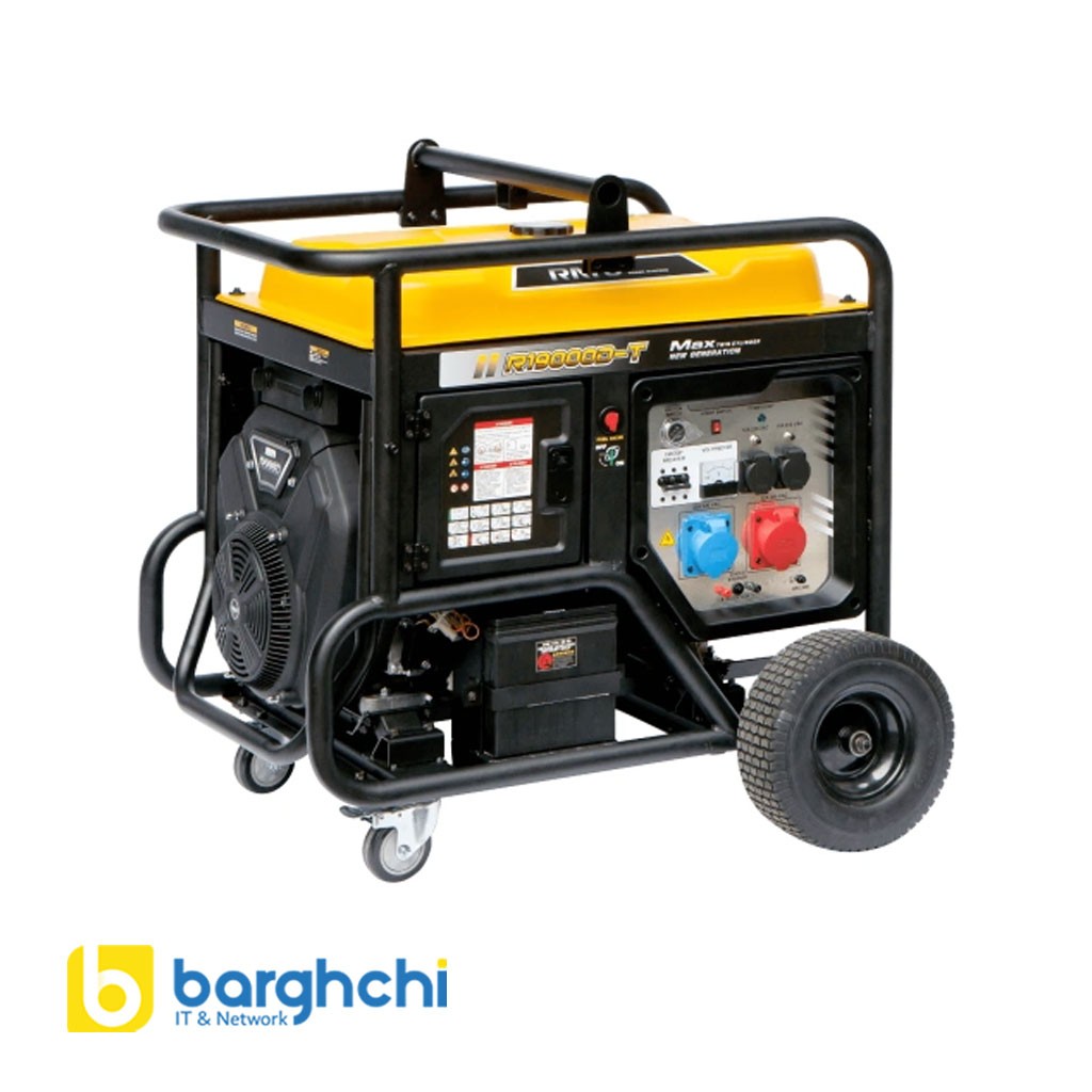 موتور ژنراتور 17 کیلووات دو سیلندر تکفاز راتو مدل R19000D-R