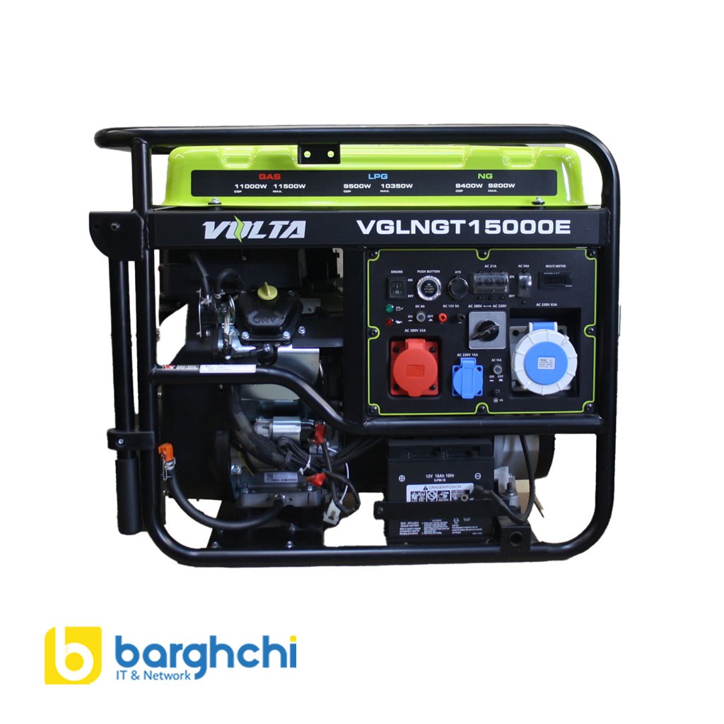 موتور برق سه گانه سوز 12.5 کیلووات ولتا مدل VGLNGT15000E
