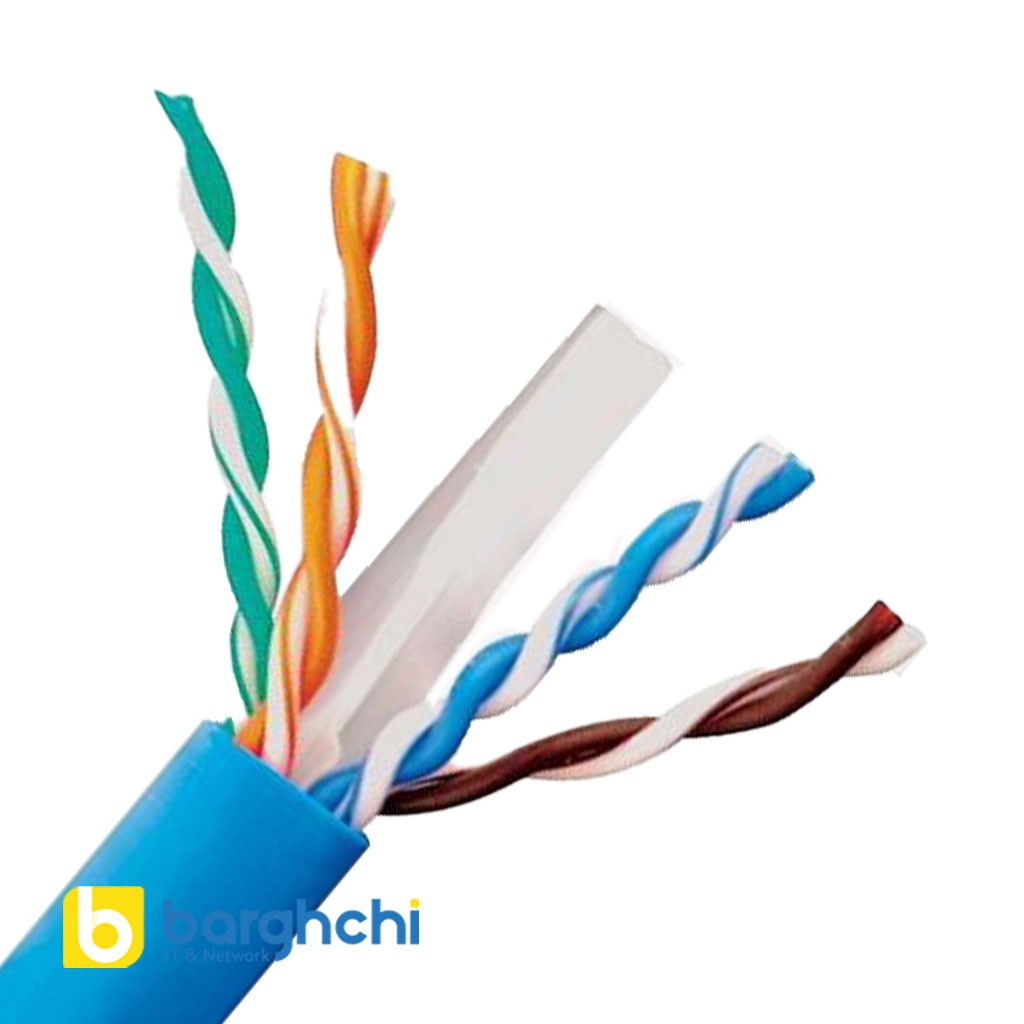 کابل شبکه کتروا CAT6 UTP روکش PVC (حلقه 305 متری)