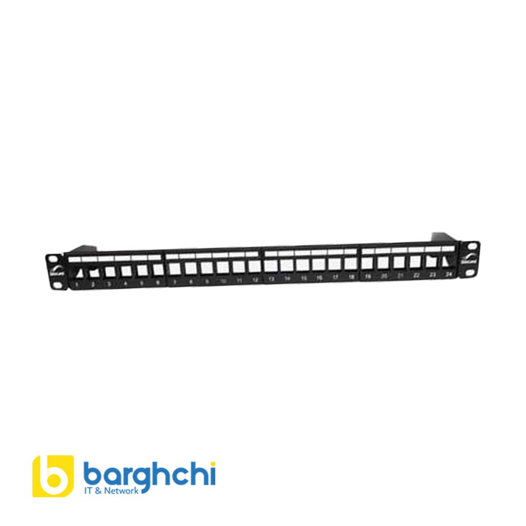 پچ پنل 24 پورت CAT6 UTP کتروا (آنلودد)