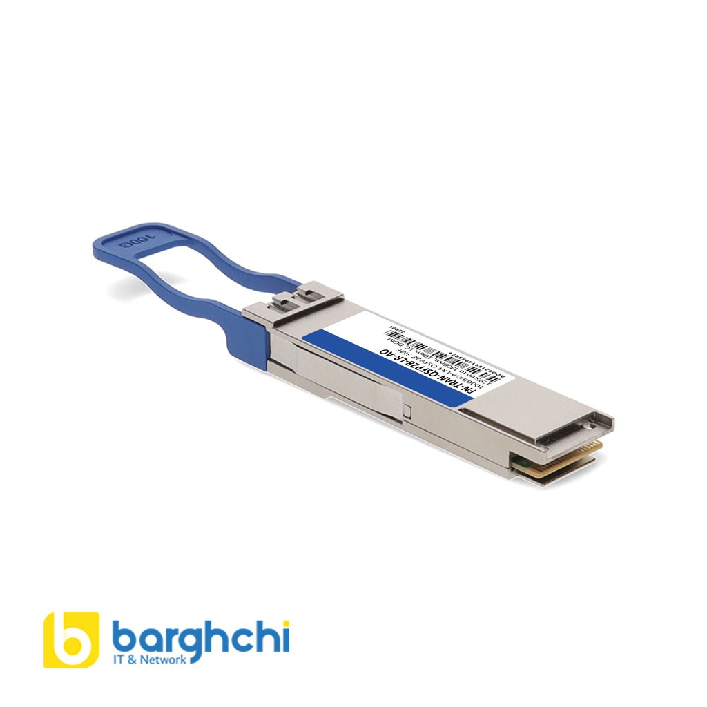 ماژول فیبر نوری فورتی نت مدل  FN-TRAN-QSFP28-LR