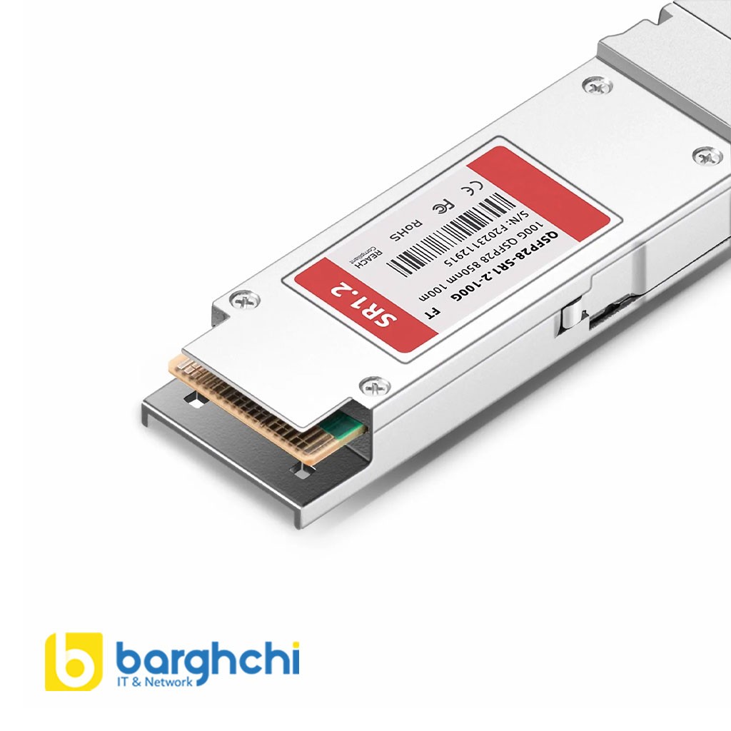 ماژول فیبر نوری فورتی نت مدل FN-TRAN-QSFP28-BIDI-I