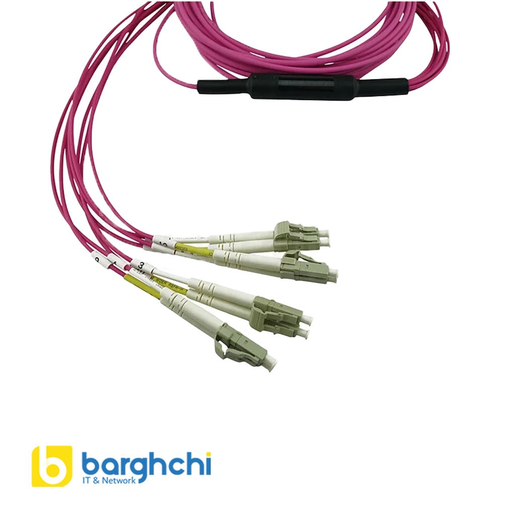 کابل فیبر نوری فورتی نت مدل FG-TRAN-QSFP-4SFP-5