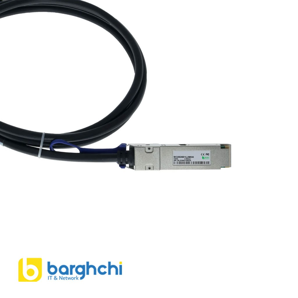 کابل DAC فورتی نت مدل FN-CABLE-QSFP28-1