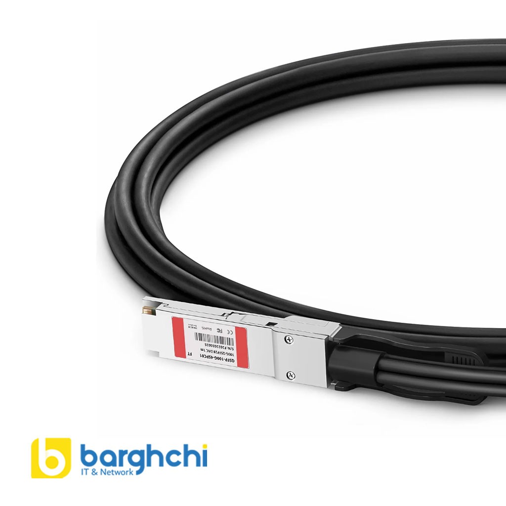 کابل DAC فورتی نت مدل FN-CABLE-QSFP28-4SFP28-1
