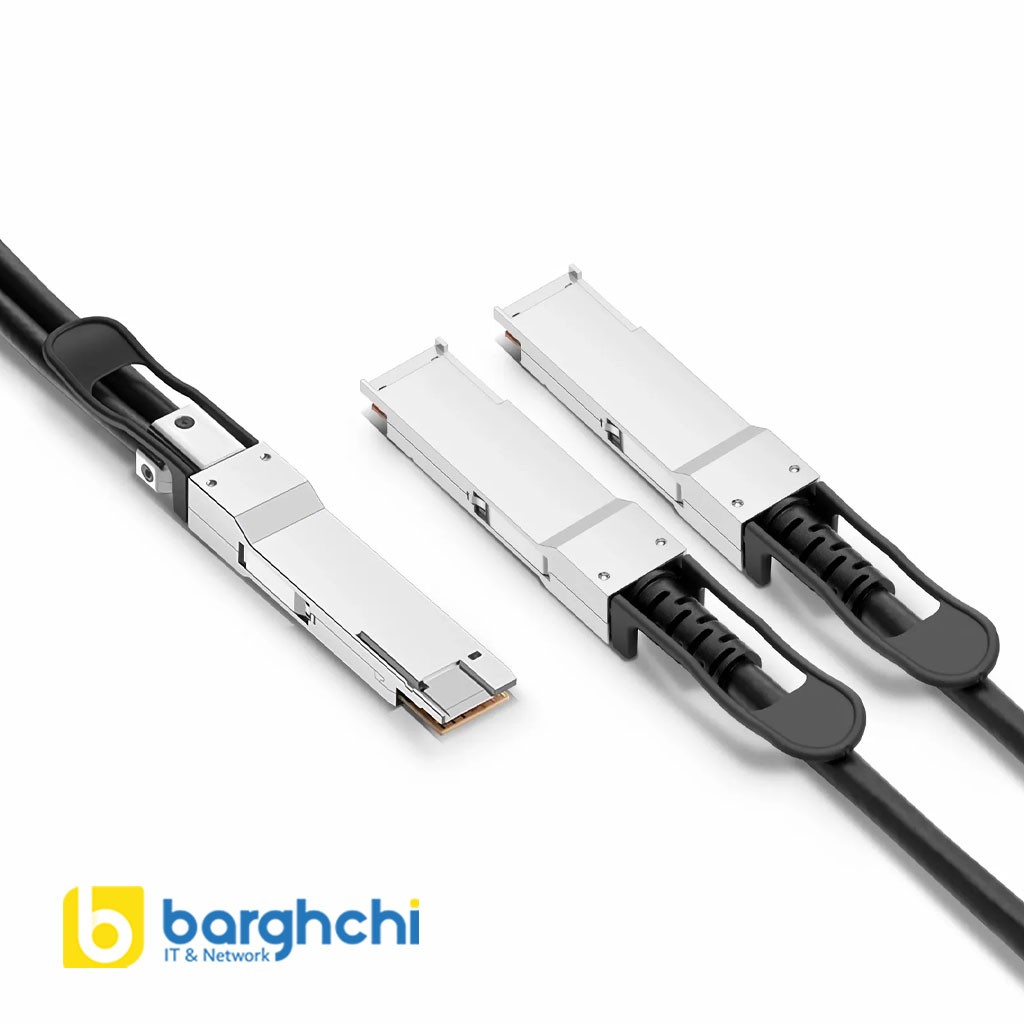 کابل DAC فورتی‌ نت مدل FN-CABLE-QSFPDD-2QSFP56-L1