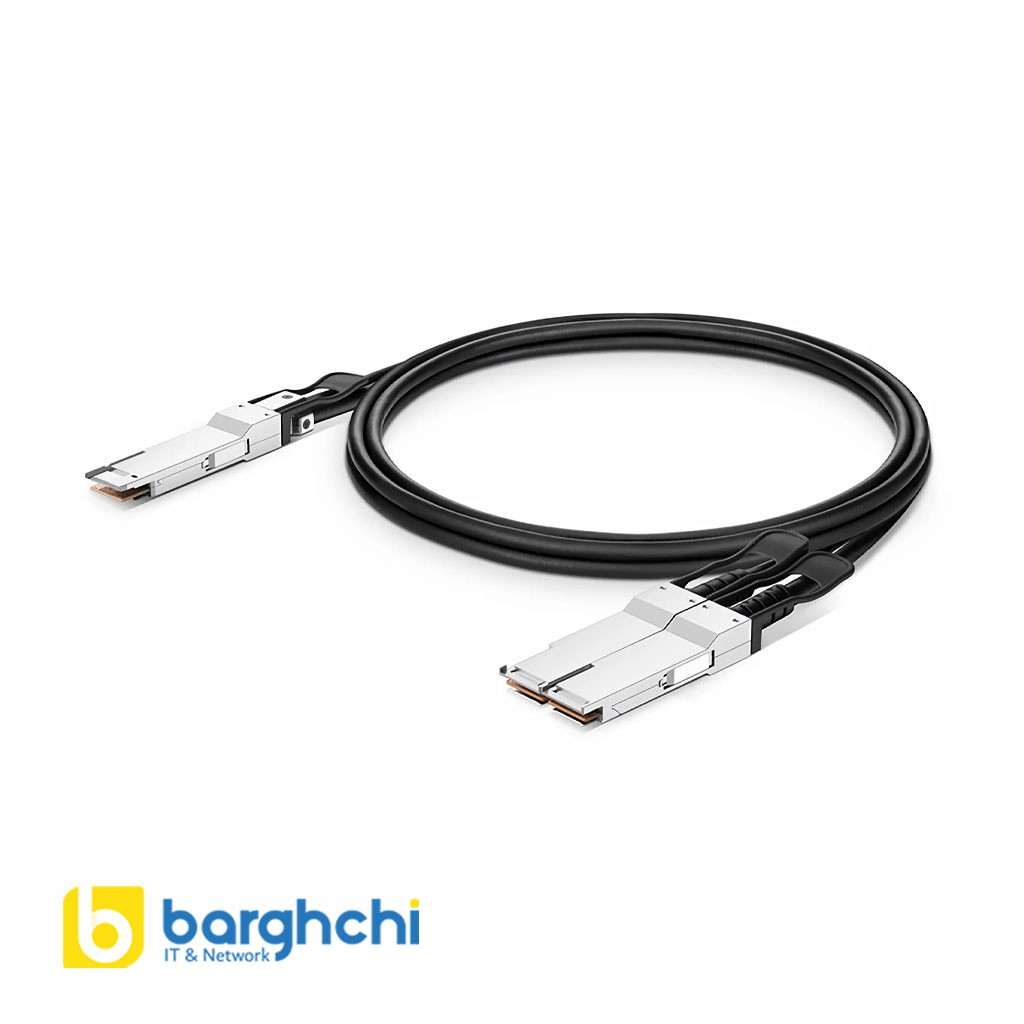 کابل DAC فورتی نت مدل FN-CABLE-QSFPDD-2QSFP56-LB5
