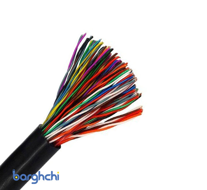 کابل تلفن کرمان مشکی 30 زوج سطح مقطع 0.6