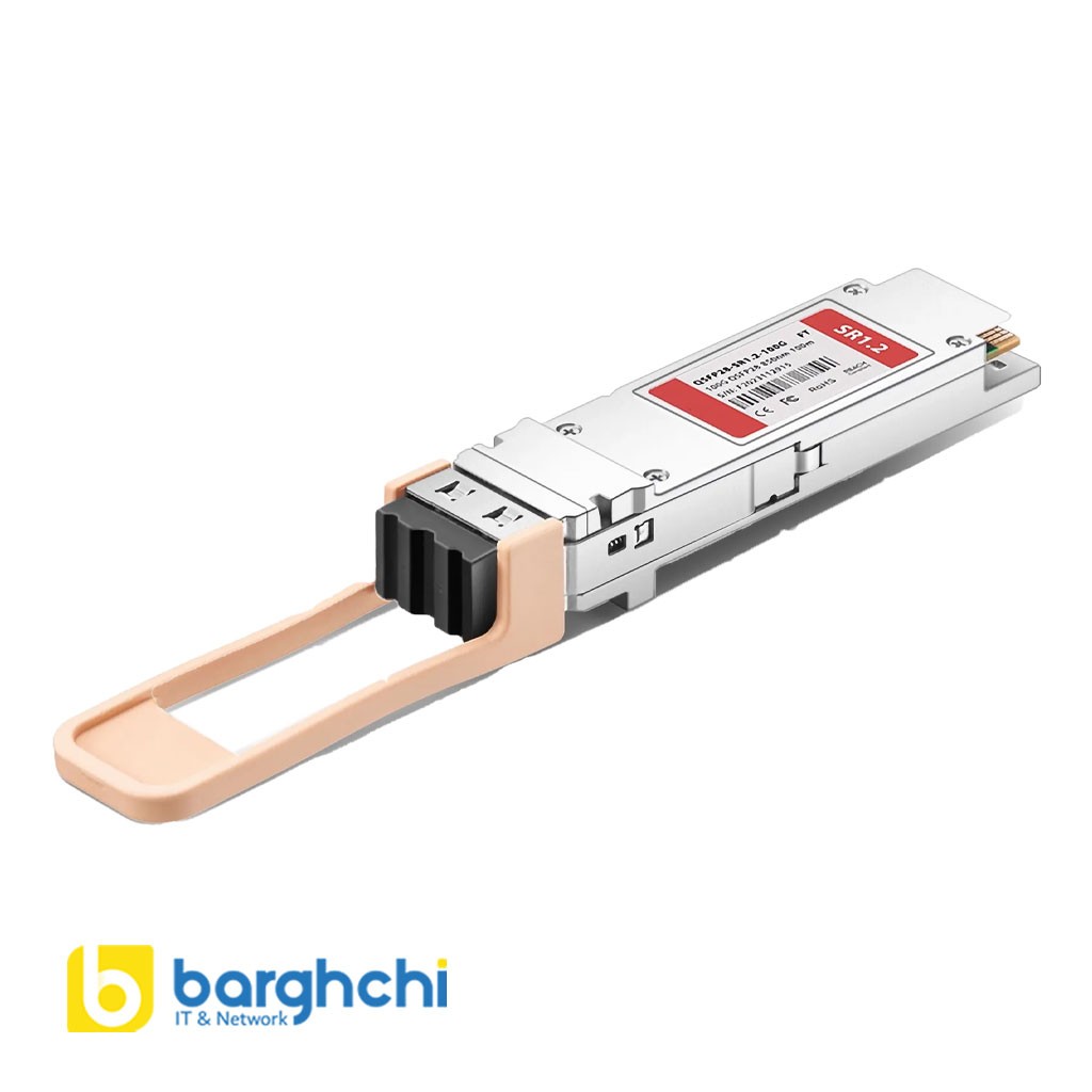 ماژول فیبر نوری فورتی نت مدل FN-TRAN-QSFP28-BIDI-I