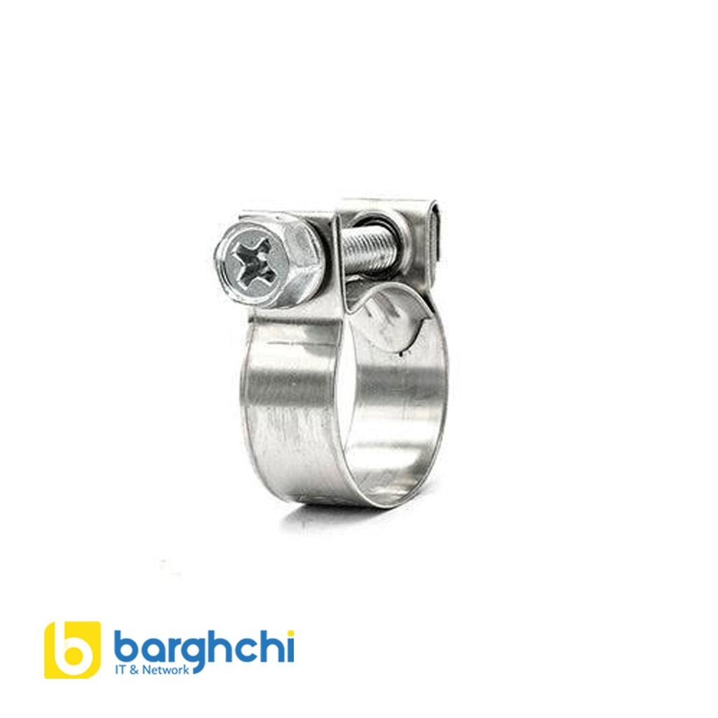 بست پیچی فلزی مدل C1459 همراه لیبل استیل